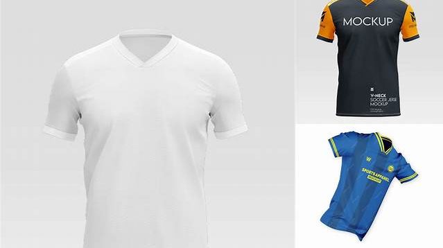 8178+ Mockup Jersey V Neck Psd Free Versatile Photoshop File