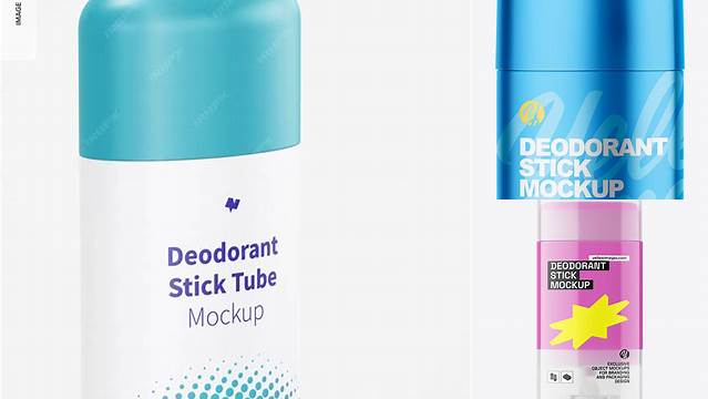 8180+ Deodorant Stick Mockup Free Include TIFF