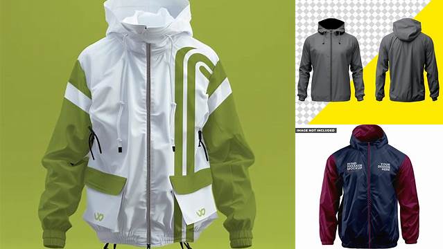 8181+ Windbreaker Mockup Psd Free Premium Quality PSD Freebie