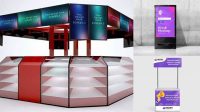 8183+ Kiosk Mockup Psd Download Customizable PSD