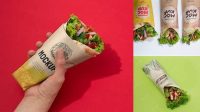 8184+ Shawarma Mockup Free For Free Download