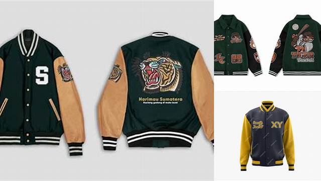 8188+ Mock Up Jaket Varsity Unique Free Photoshop Files