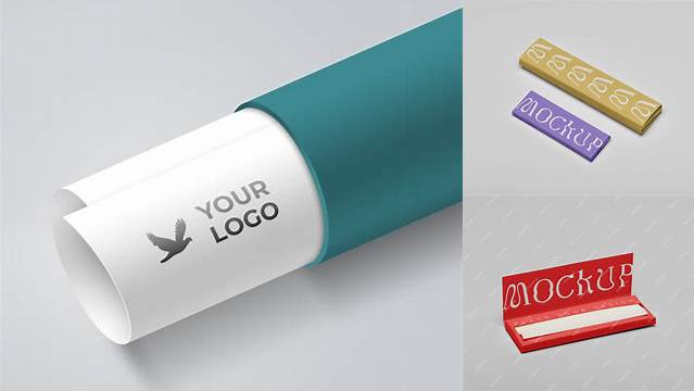 8192+ Rolling Paper Mockup Free PSD