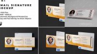 8193+ Email Signature Mockup Professional Design PSD