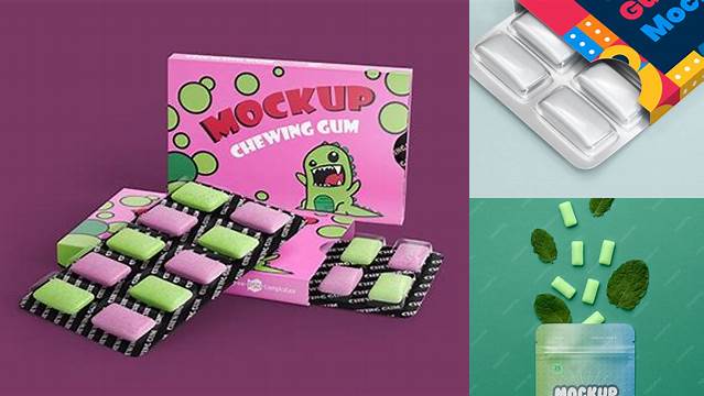 8201+ Chewing Gum Mockup For Free Download