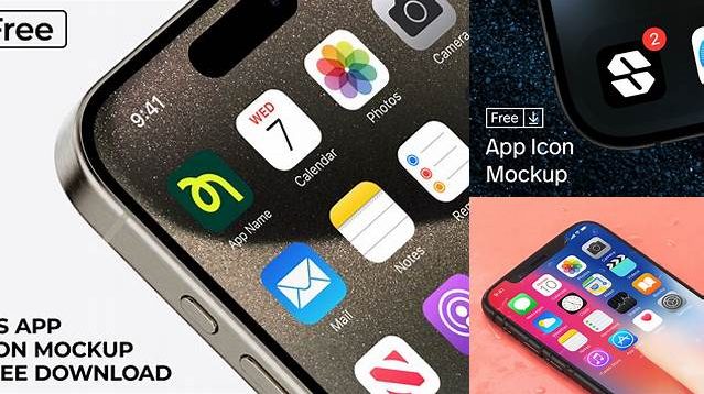 8202+ Phone App Icon Mockup Free Graphic Design Resource