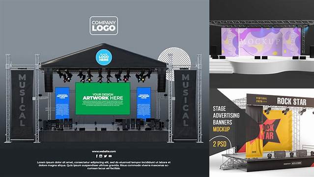 8204+ Concert Stage Mockup Free Download Design Mockup