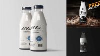 8209+ Milk Bottle Mockup Psd Free Download Free PSD