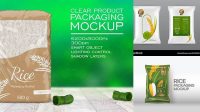 8214+ Rice Package Mockup Free Photoshop Mockup Design