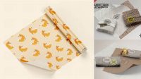 8214+ Sandwich Wrapping Paper Mockup Download Free