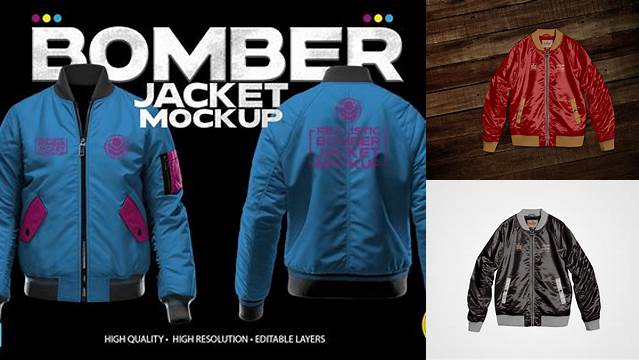 8226+ Bomber Jacket Free Mockup Download Free