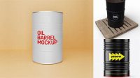 8229+ Oil Barrel Mockup Free Digital Download