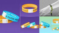 8231+ Event Wristband Mockup Free Digital Download