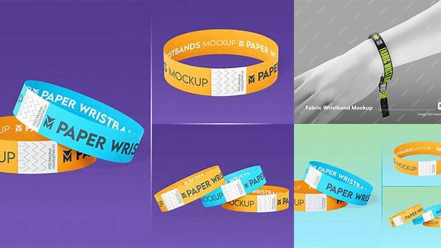 8231+ Event Wristband Mockup Free Digital Download