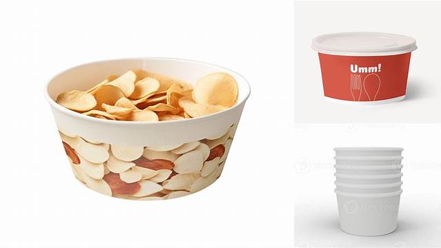 8233+ Paper Bowl Mockup Free Download Smart PNG Image