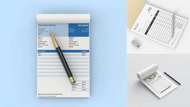 8234+ Invoice Book Mockup For Free Download