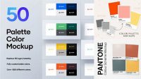 8236+ Color Palette Mockup Free PSD Free Download