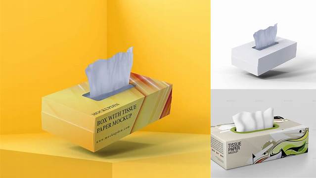 8243+ Free Tissue Paper Mockup Smart PNG Image