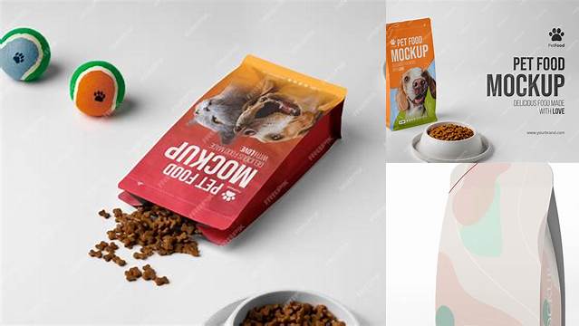 825+ Pet Food Mockup Free PSD