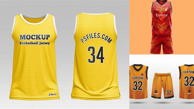 8251+ Free Basketball Jersey Mockup Psd Free Download Include TIFF