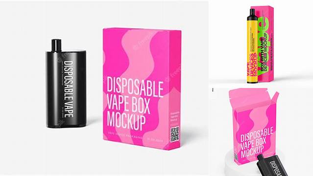 8254+ Vape Box Mockup Easy Editable