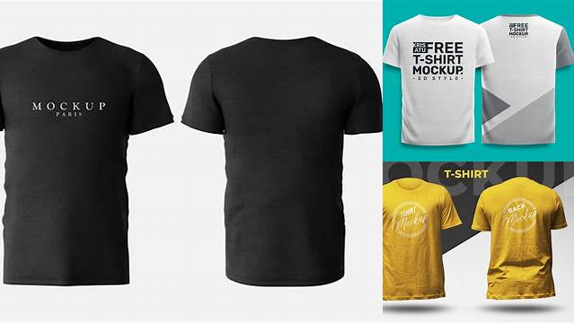 8257+ T-shirt Mockup Front And Back Stylish Free PSD