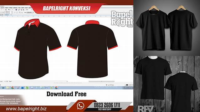 826+ Kaos Hitam Mockup For Free Download