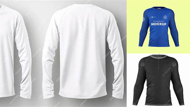 8269+ Long Sleeve Jersey Mockup Psd Free Smart PNG Image