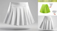 8272+ Tennis Skirt Mockup PSD Free Download