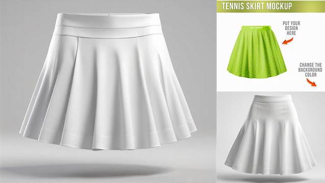 8272+ Tennis Skirt Mockup PSD Free Download