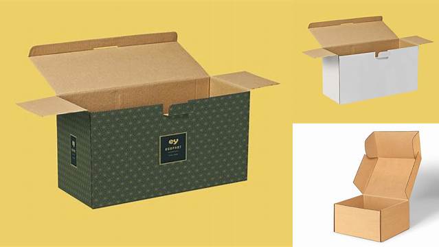 8276+ Free Open Card Box Mockup Best for Showcase