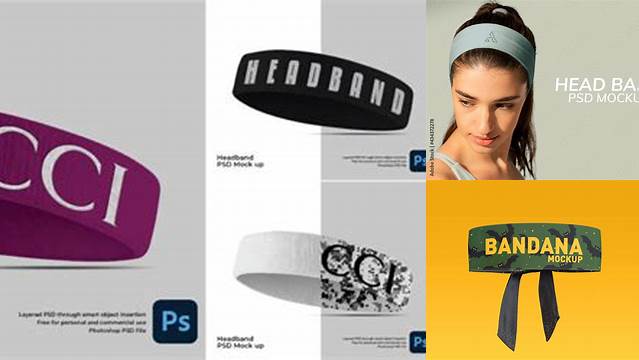 8280+ Headband Mockup Free Photoshop Freebie