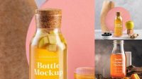 829+ Kombucha Bottle Mockup Free Best Free Resource