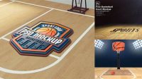 8301+ Basketball Court Mockup Psd Free Free PSD