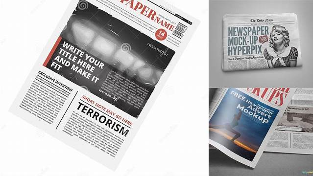 8315+ Mockup Jornal Include TIFF