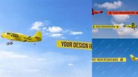 8317+ Plane Banner Mockup Premium PSD Freebie