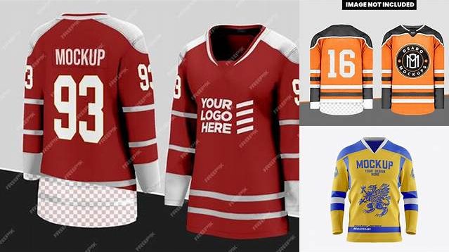 8320+ Ice Hockey Uniform Mockup Template Free Mockup PSD