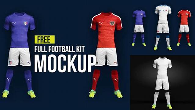 8321+ Free Soccer Kit Mockup For Free Download