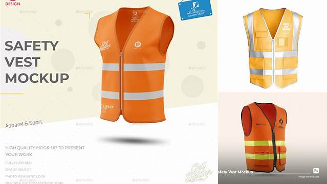 8326+ Safety Vest Mockup Psd Free Mockup Templates