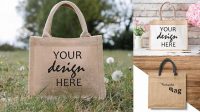 8329+ Jute Bag Mockup Include TIFF