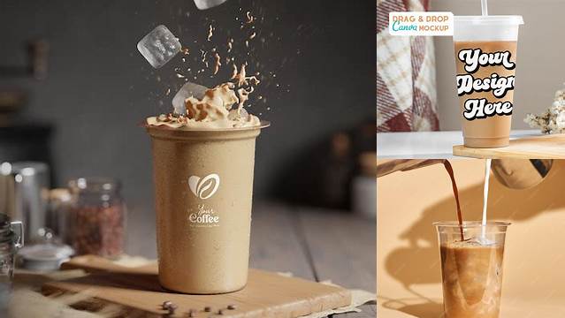 833+ Ice Coffee Cup Mockup High-Quality PSD Files