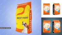 8332+ Pet Food Bag Mockup PSD Free Download