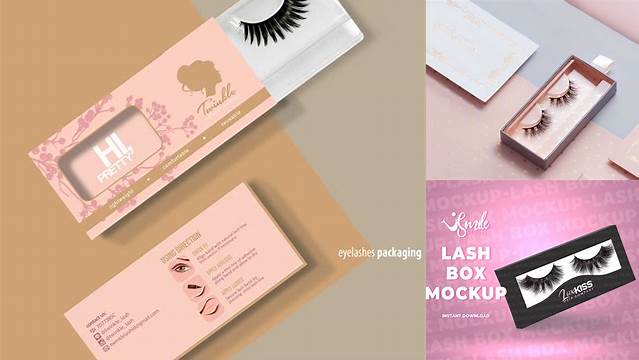 8343+ Lashes Box Mockup High Resolution