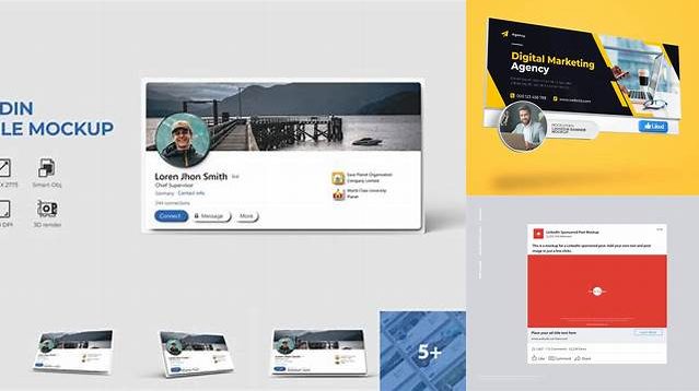 8349+ Linkedin Ad Mockup Psd Free Premium PSD Freebie