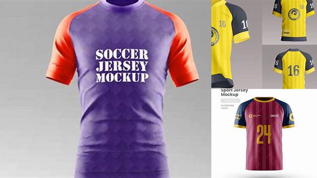 8353+ Sport Jersey Mockup Smart Layer PSD