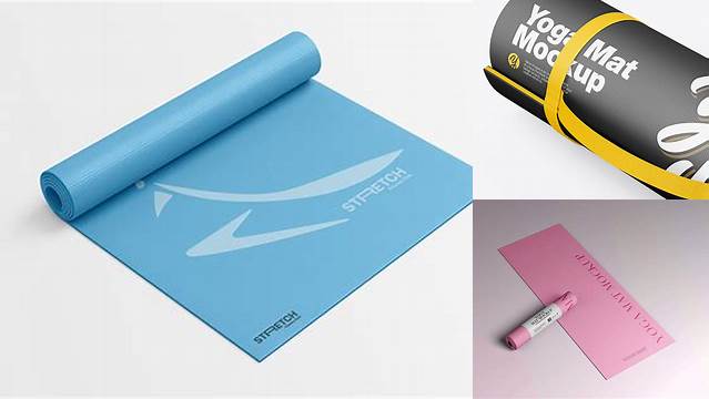 8358+ Yoga Mat Mockup Free Download Smart PNG Image