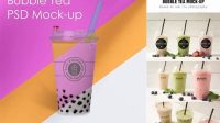 8361+ Free Bubble Tea Mockup Download Professional PSD