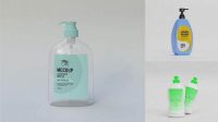 8365+ Handwash Mockup High-Quality Editable PSD