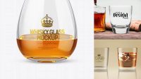 8369+ Whisky Glass Mockup Digital Download