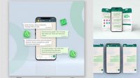 8370+ Whatsapp Chat Mockup Psd Free Easy Editable